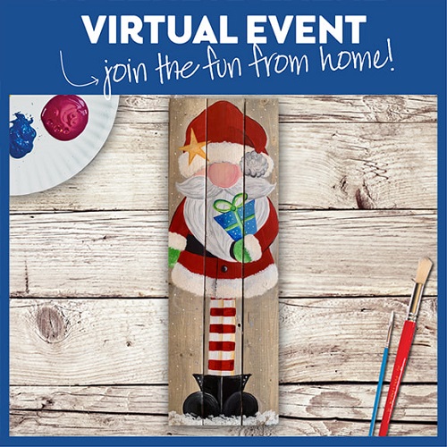 Charming St Nick on Wood - Live Virtual Event or Watch Recording Later